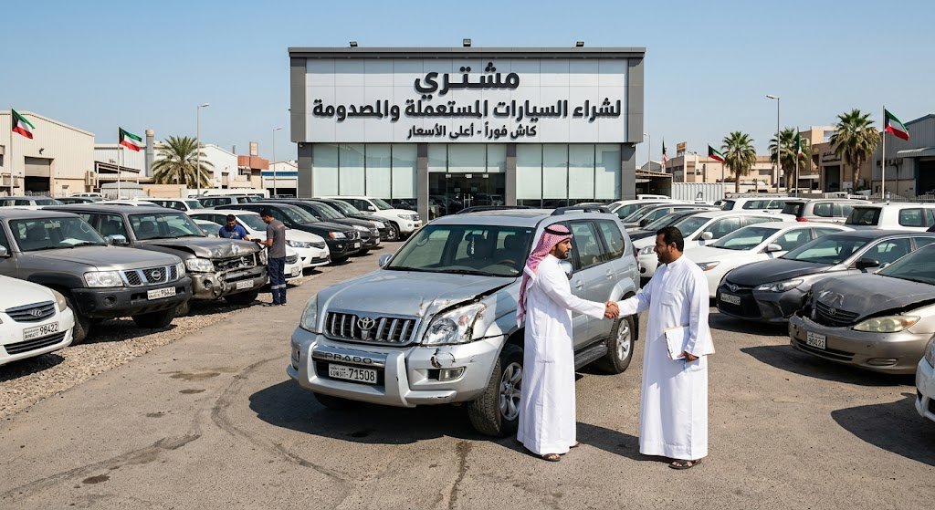شراء سيارات مستعملة ومصدومة بالكويت