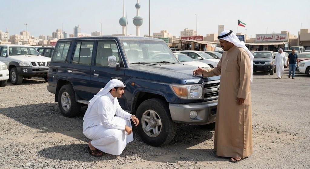 شراء السيارات المستعملة بالكويت